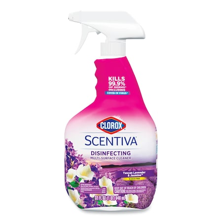 Clorox Cleaners & Detergents, 32 oz. Trigger Spray Bottle, Lavender 31387EA